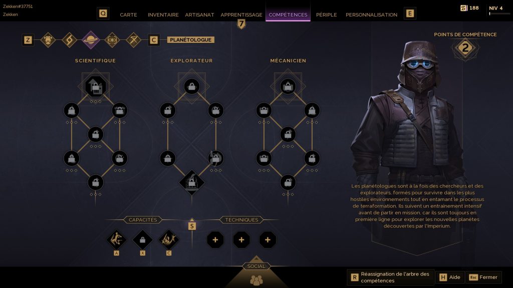 Build Planetologue sur Dune Awakening : quels sorts prendre dans l’arbre de compétences de la classe ?