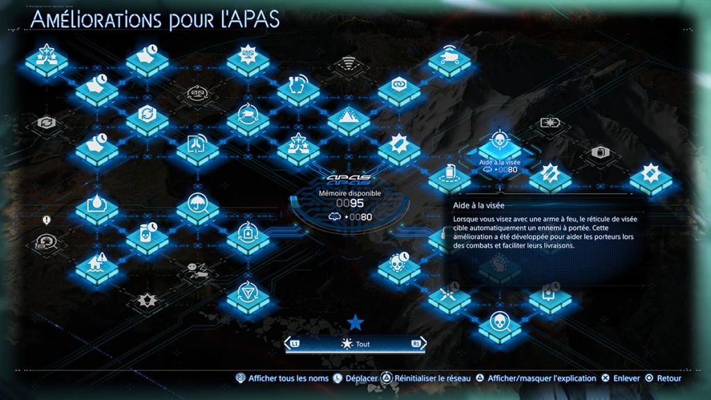Quelles sont les meilleures améliorations pour l’APAS et comment en débloquer des nouvelles dans Death Stranding 2 ?