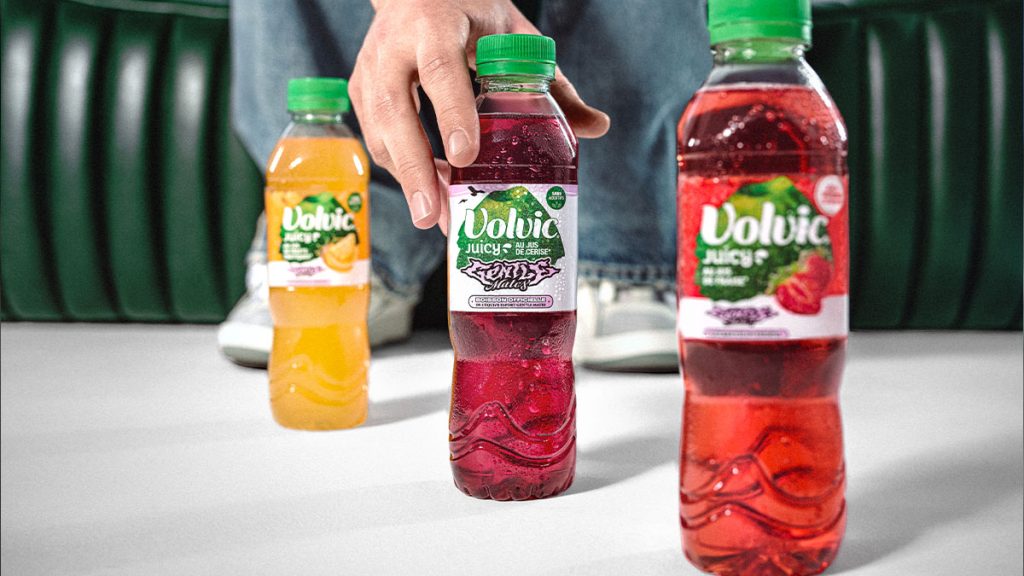 Be Gentle, Play Juicy : Volvic et Gentle Mates lancent une nouvelle boisson saveur cerise !