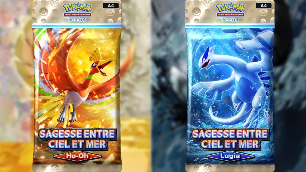 Faut-il ouvrir les boosters Ho-Oh ou Lugia en premier pour l’extension Sagesse entre Ciel et Mer de Pokémon JCC Pocket ?