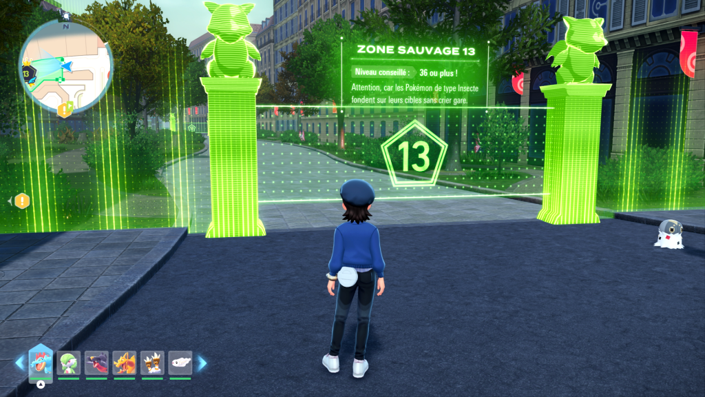 La liste complète des Pokémon de la Zone Sauvage 13 dans Pokémon Légendes Z-A