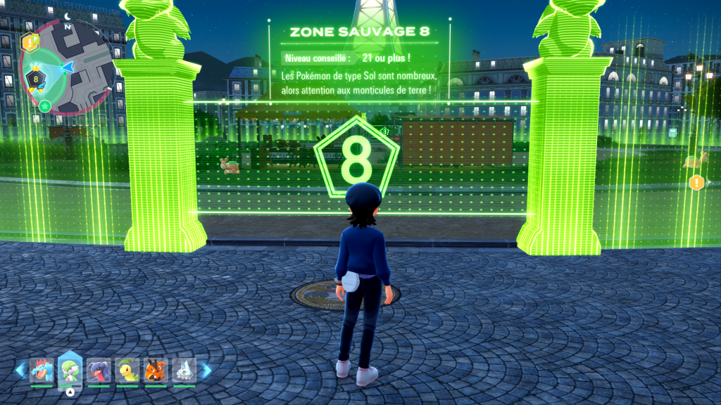 La liste complète des Pokémon de la Zone Sauvage 8 dans Pokémon Légendes Z-A