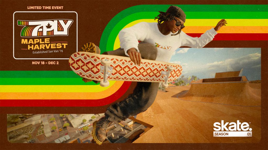 Skate : l’événement 7-Ply Maple Harvest est là, quelles sont les nouveautés ?