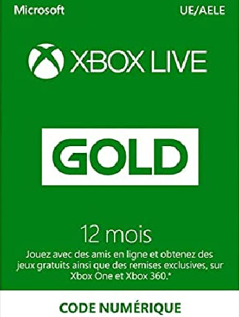 Promos sur les abonnements Xbox Live Gold