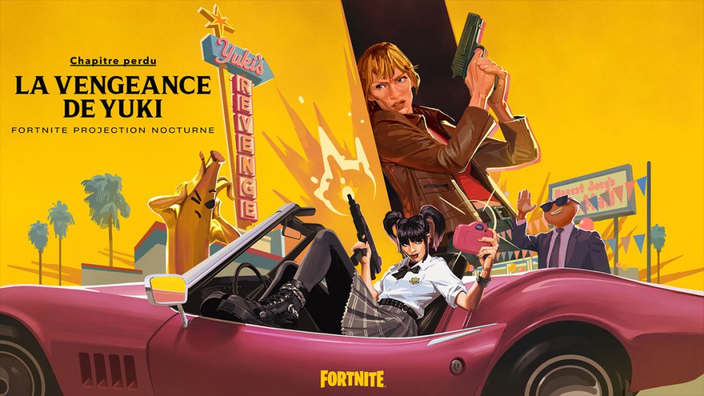 Fortnite x Tarantino : Yuki arrive avec un événement inédit et un skin gratuit