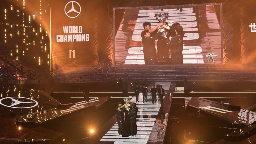 Après leur 6ième sacres, les futurs skins T1 des Worlds 2025 déjà en discussion